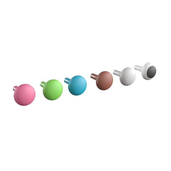 Flash Furniture Bright Beginnings Commercial Grade 64 Piece Jumbo Peg Accessory Pack for Modular STEAM Walls - Pastel Multicolor MK-ME21120-GG - main