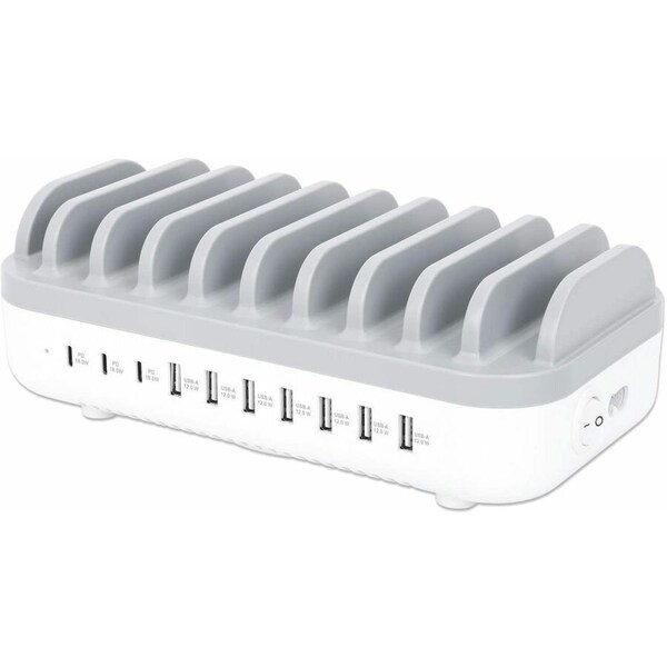 Manhattan 10-Port USB Charging Station - 120 W 180856 - main