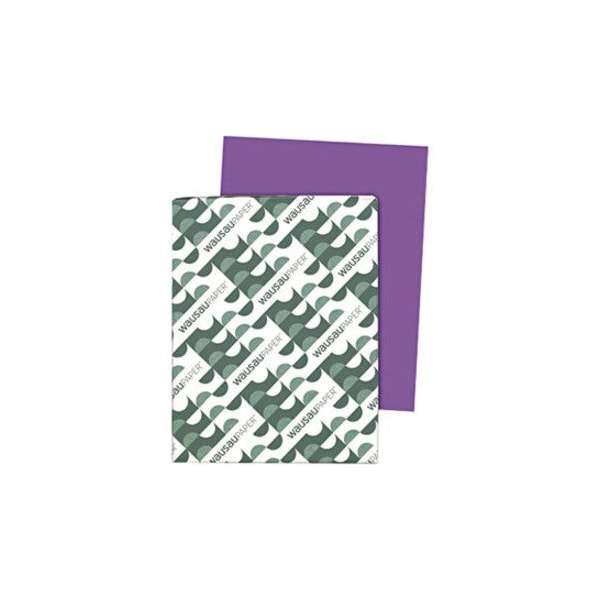Neenah Paper ASTROBRITE 21961, COLOR PAPER, 24 LB, 8.5 X 11, GRAVITY GRAPE WAU21961 - main