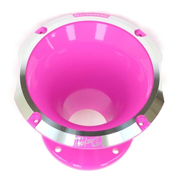 Deejay Led Circular Despacito Aluminum Bolt-on High Frequency Horn Flare PINK w/2-in Throat TBH1450PINK - main
