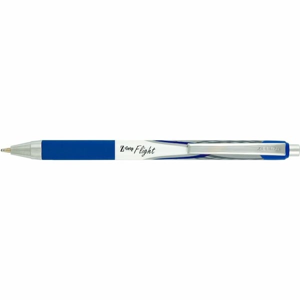 Zebra Pen Z-Grip Flight Ballpoint Retractable Pen 1.2mm, Blue, 24PK 21920 - main