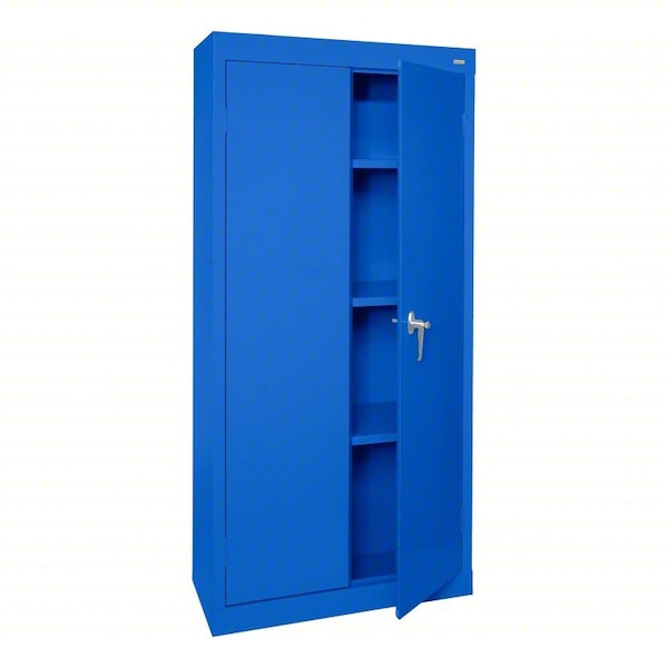 Sandusky Shelf Cabinet, 72 in H, 30 in W, 18 in D, Swing, Cam lock, 3 Shelves VF31301872-06 - main