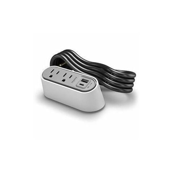 Legrand FurniturePowerOutlet, White, 2Outlet, 6ft WSPC220CWH - main