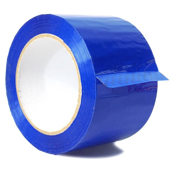 Wod Tape CSTC20WBA Carton Sealing Packaging Tape 2 Mil Acrylic Adhesive Blue: 3 in. x 110 yds, 24PK WOD CSTC20WBA-03000-24-110-BLU - main