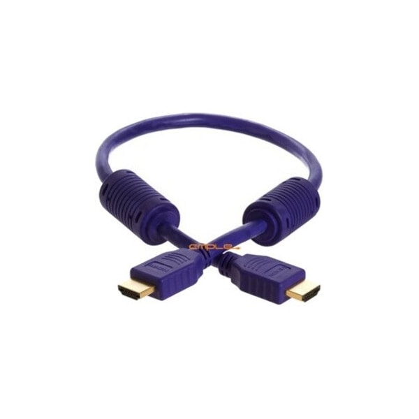 Cmple Cmple 994-N 28AWG HDMI Cable with Ferrite Cores - Purple - 1.5FT 994-N - main