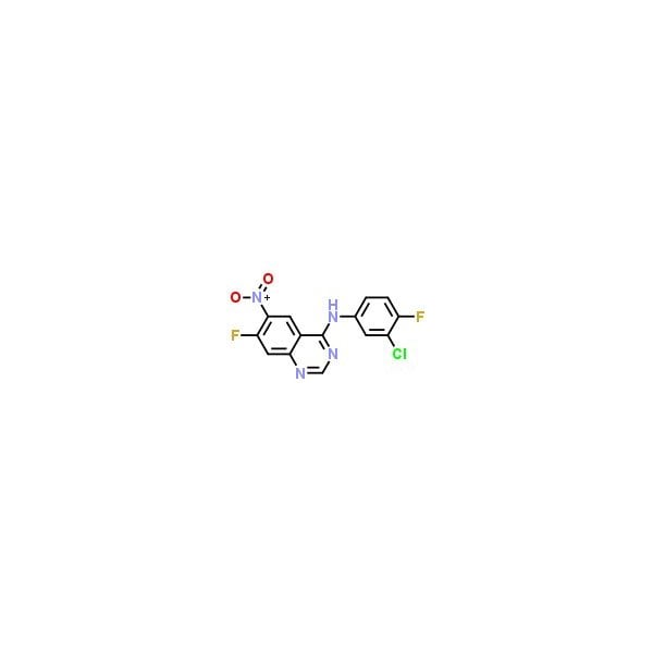Ak Scientific 4-(3-Chloro-4-fluorophenylamino)-7-fluoro-6-nitroquninazoline (5g), CAS 162012-67-1 B693-5g - main
