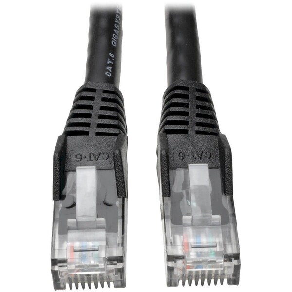 Eaton Tripp Lite Series Cat6 Gigabit Snagless Molded UTP Ethernet Cable RJ45 M/M, PoE, Black, 50 N201-050-BK - main