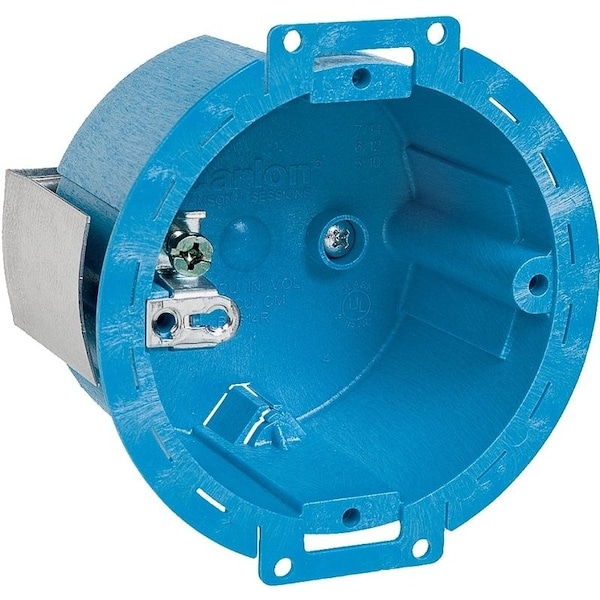 Carlon Ceiling Fan Box, 2-3/8 in D, 1 -Gang, PVC, Blue BH614R - main