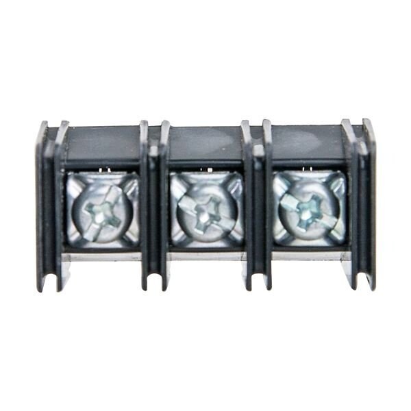Eaton Bussmann single row terminal block, Standard barrier, 30A, 600V rating, 09 poles, 50PK A31930907 - main