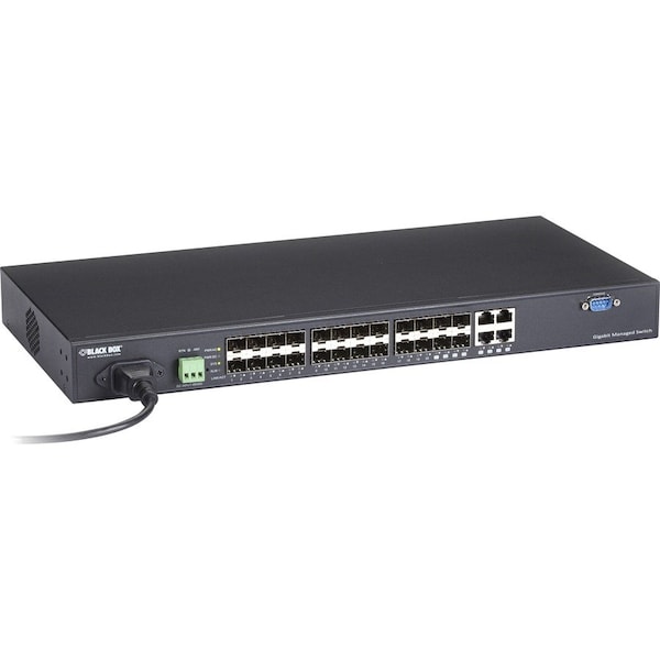 Black Box BLACK BOX Ethernet Switch 4-Port Gigabit Managed LGB5124A-R2 - main