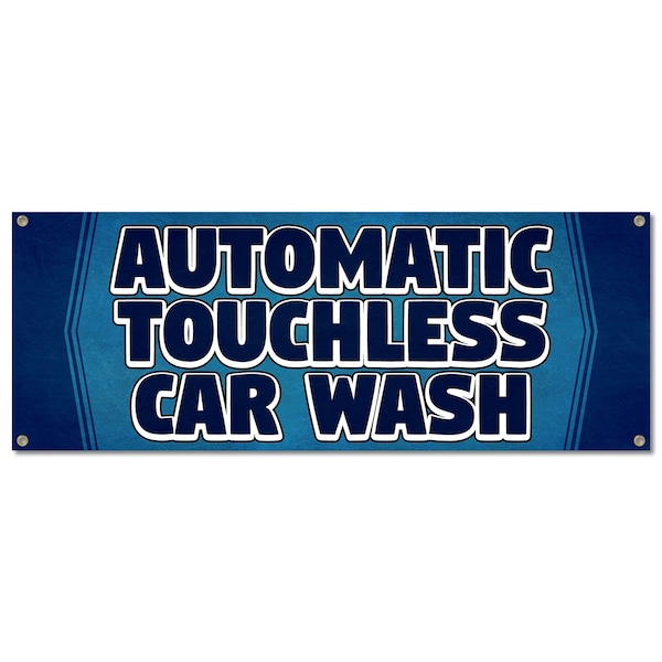 Signmission Automatic Touchless Car Wash, 18 Inch, Banner B-30344 - main