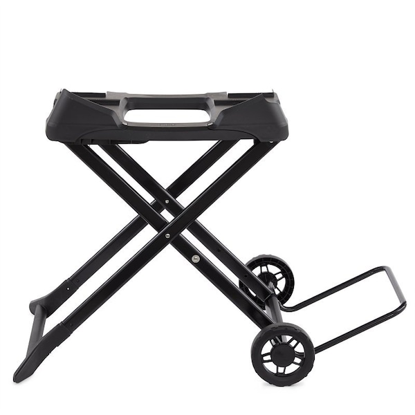 Weber Portable Cart, 25.18 in OAL, 37.86 in OAW, 25.18 in OAH, Metal/Polypropylene, Black 3400263 - main