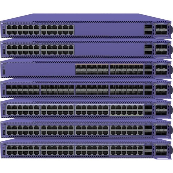 Extreme Networks ExtremeSwitching 5520 48 1000BASE-X SFP 2 stacking/QSFP28 1 unpopulated VIM slot MACsec capable inc 5520-48SE - main