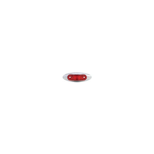 Uriah Products LED Trailer Marker Light, Red, 2.75 x 3/4-In. UL168101 - main