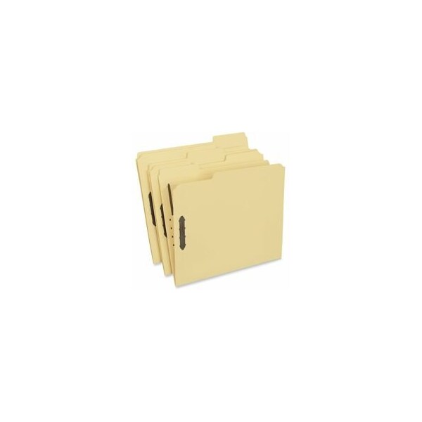 Universal One Manila Folder, 1/3 Tab, Letter, Yellw, 50PK UNV13524 - main