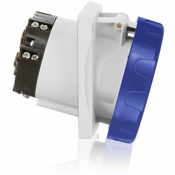Leviton Pin & Sleeve Receptacle, 125 A, 208/250V AC, 4 Pole, Blue W4125-R9 - main
