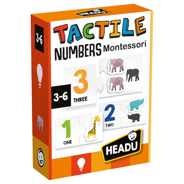 Headu Tactile Numbers Montessori Puzzles MU57571 - main