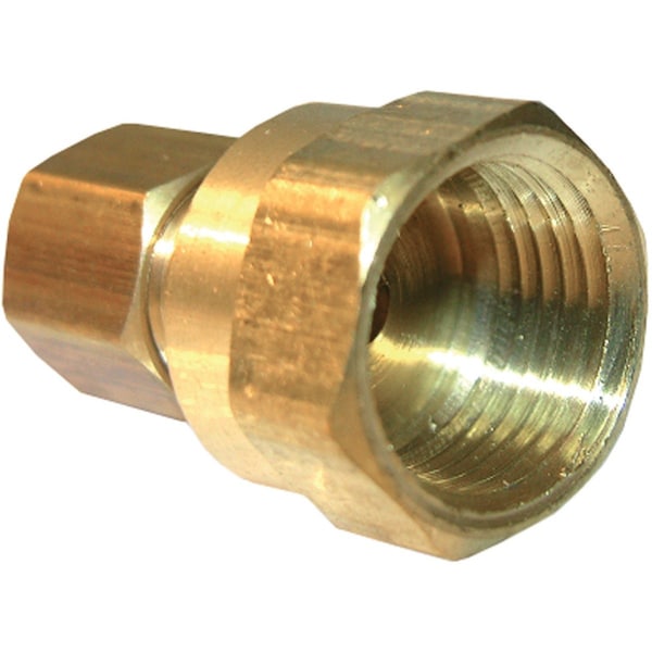 Westlake Pipe & Fittings 1/4'' Cx3/8'' FPT Brass Compression Adapter 17-6615 - main