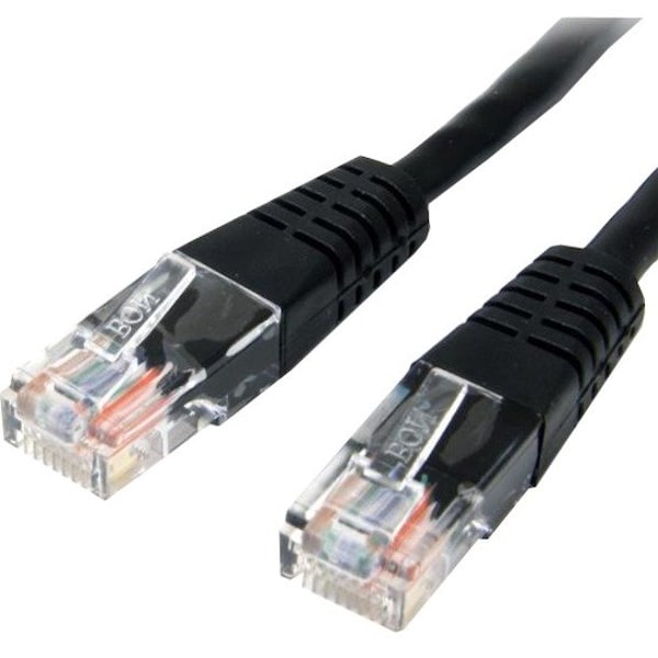 Startech.Com 50ft Black Molded Cat5e UTP Patch Cable M45PATCH50BK - main