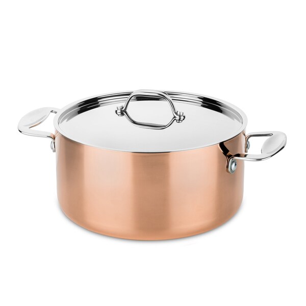 Mepra Toscana Casserole w/Lid 7.87" - 1 Piece - Copper 30122120 - main