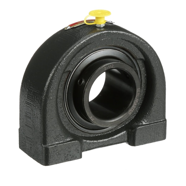 Sealmaster Mounted Cast Iron Tapped Base Pillow Block Ball Bearing - 52100 Bearing Steel, Black Oxided TB-28 - main