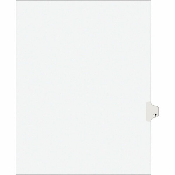 Avery Dividers, Index, Sidetab, 17 25PK AVE01017 - main