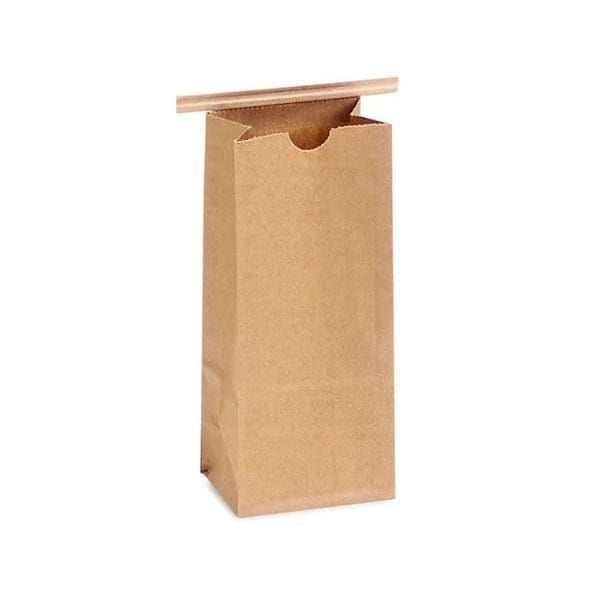 Nashville Wraps 1000 PLA Lined 1 lb Kraft Coffee Bags, 4-1/4x2-1/2x10-1/2, 1000PK CN1PLA - main