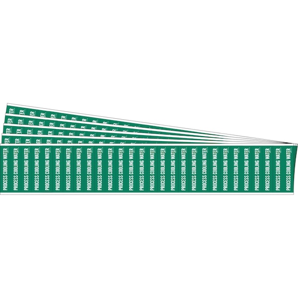 Brady Pipe Markers, Process Cooling Water, PK5 91959-PK - main