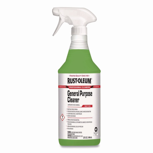 Rust-Oleum Professional General Purpose Cleaner, 32 oz Spray Bottle, 6PK 352264 - main