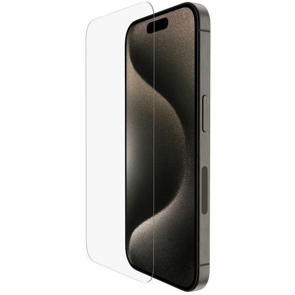 Belkin UltraGlass 2 Treated Screen Protector For iPhone 15 Pro Transparent, Clear OVA133ZZ - main