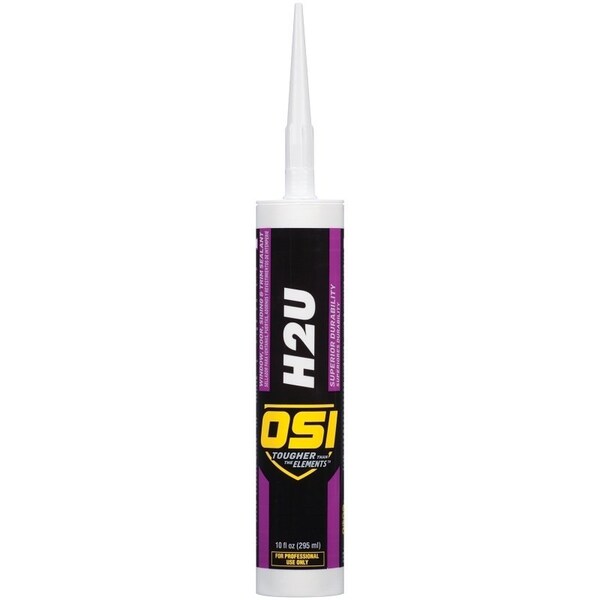 Osi Window/Door/Siding Sealant, White, 1 to 14 Days Curing, >40 deg F, 10 fl-oz Cartridge 1256934 - main