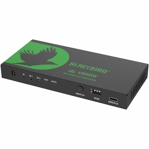 Monoprice BLACKBIRD 8K60 2X1 SWITCH WITH AUDIO EXTRACTION_ HDMI 2.1_ HDCP 2.3 44435 - main