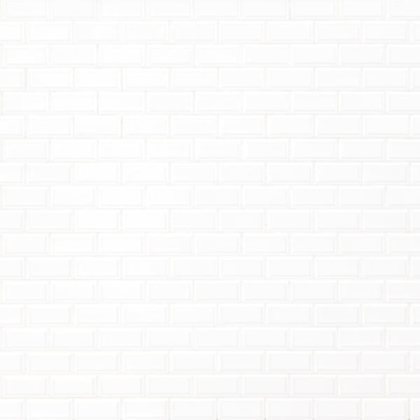 Msi White SAMPLE Beveled Glossy Porcelain Mosaic Tile ZOR-MD-0408-SAM - main