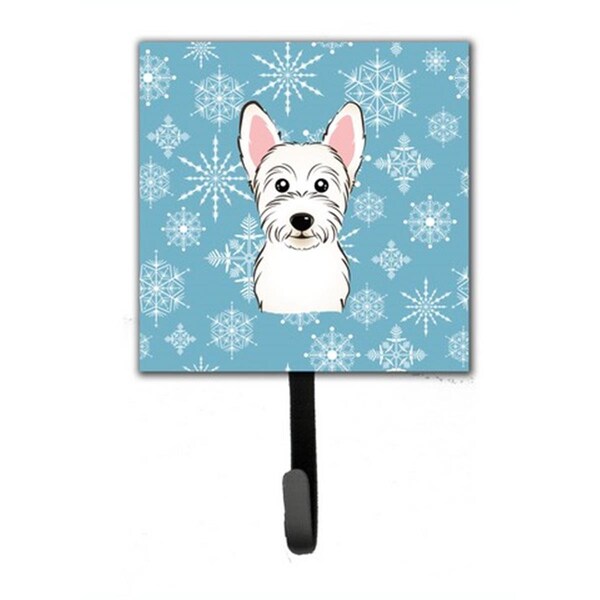 Carolines Treasures Snowflake Westie Leash and Key Holder BB1660SH4 - main