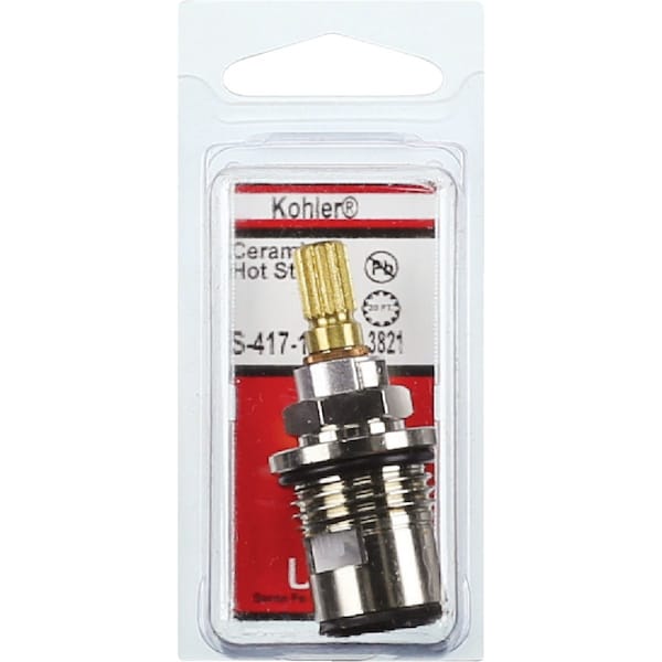 Westlake Pipe & Fittings Hot Water Kohler No. 3821 or No. 3822 Faucet Stem S-417-1NL - main