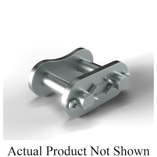 Hkk Chain Spring Clip Connecting Link, 80 chain, 1 in Pitch, 0.312 Dia Pin, 304 SS SR080SCL1 - main
