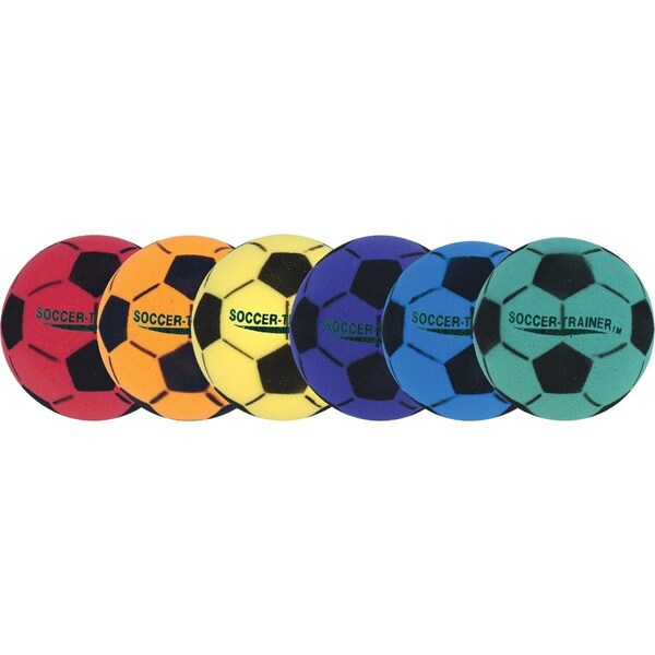 Champion Sports Ultra Foam Soccer Ball Set, 8", Colors, PK6 FSBSET - main