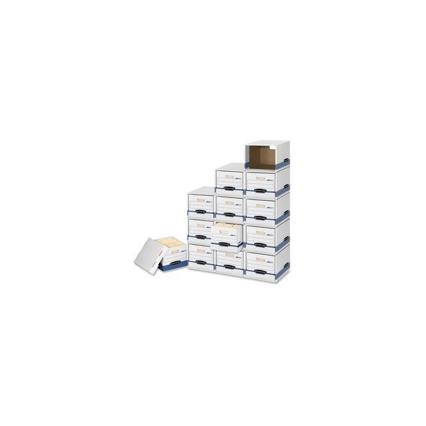 Bankers Box File/Cube File Storage Box Shell - Internal Dimensions: 13in Width x 16.50in Depth x 10.50in, 6PK 1626 - main