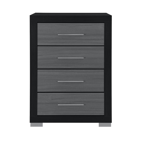 Global Furniture Usa Contemporary Emma Black/Grey Chest EMMA-BLACK/GREY-CH - main