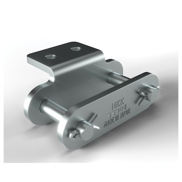 Hkk Chain HKK A-2 Cottered Double Pitch Conveyor Connecting Link, C2080H chain, 2 P, .312 Pin, 304SS SC080CCLA2 - main