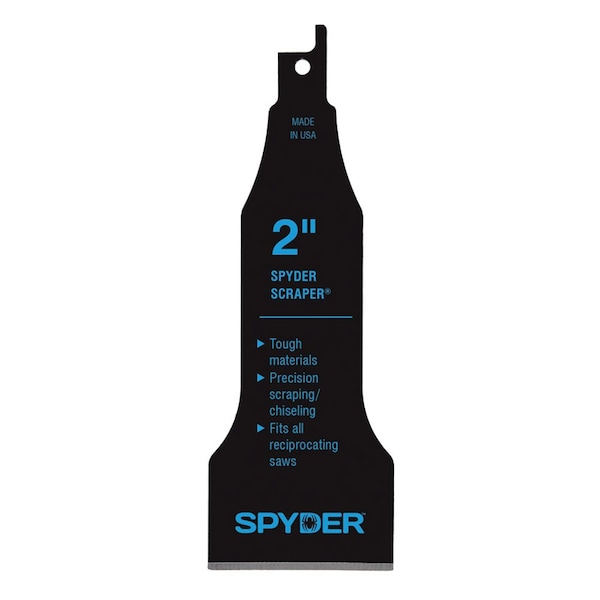 Spyder Reciprocating Saw Scraper Blade, 2 in, Bulk Pack 00319 - main