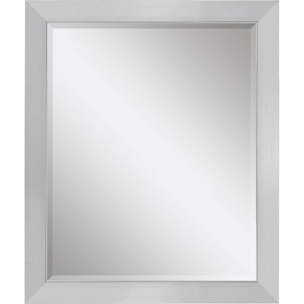 Homeroots 32" Silver Framed Accent Mirror 632837 - main