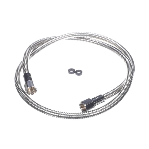 T&S Brass TandS Brass Flexible Hose, 60in, Stainless Steel 013E-60H - main