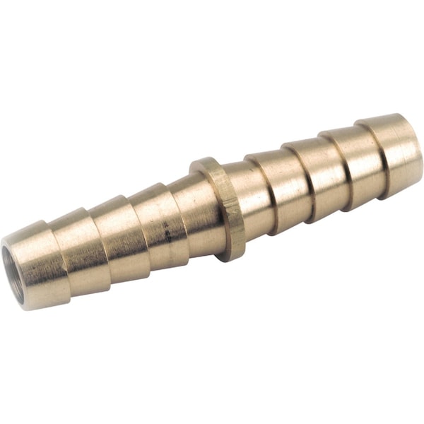 Anderson Metals 1/4'' IDx1/4'' ID Brass Hose Barb Union 757014-04 - main