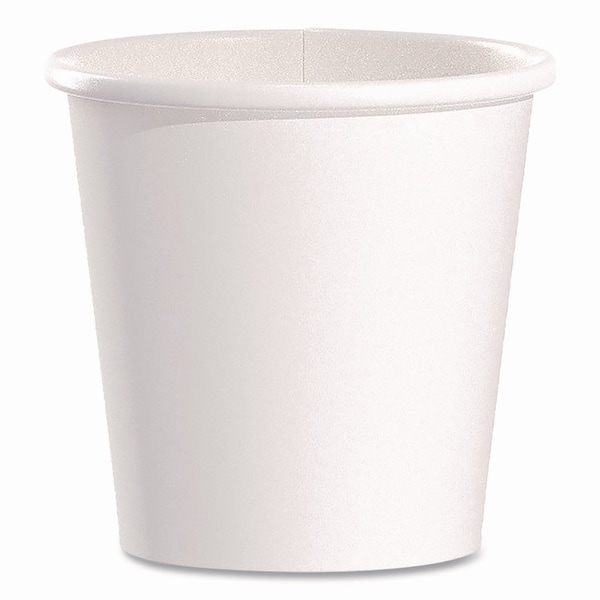 Solo Paper Hot Cups, 4 oz, White, 50PK 374W-2050 - main