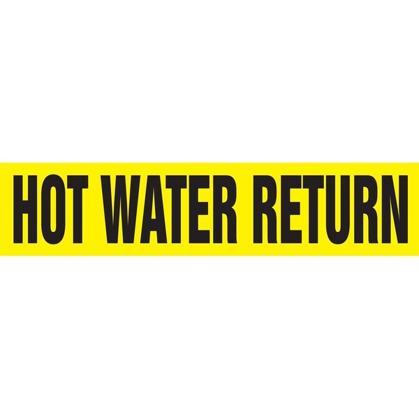 Accuform ASME ANSI PIPE MARKER HOT WATER RPK427SSH - main