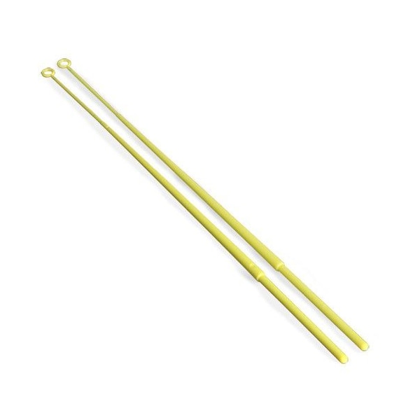 Simport Scientific Inoculating Loop, 10 ul, Yellow, Sterile, 25 per Package, 500 per Case, 500PK 161212 - main