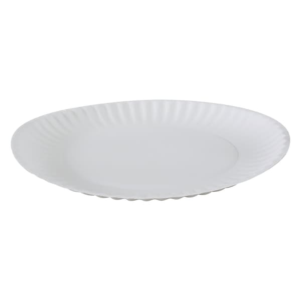 Empress Uncoated Paper Plate 9 in White, 1000PK E30400 00066 - main