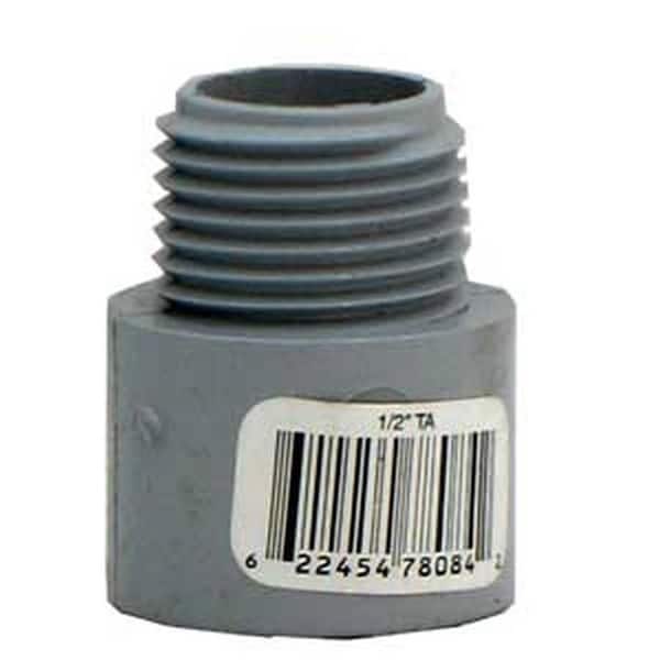 Swivel 2 in. Grey PVC Terminal Adapter SW3667133 - main