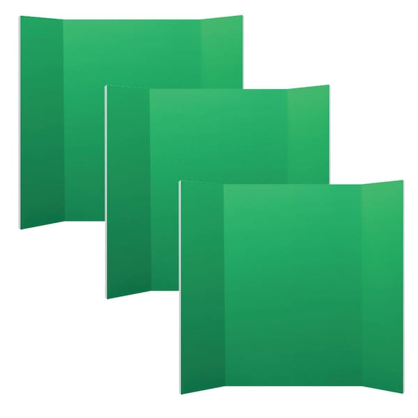 Flipside 36 x 48 Green Foam Project Board Pack of 3, 3/16'' Thick OVS30088 - main